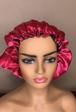 Load image into Gallery viewer, Reversible Satin Bonnet
