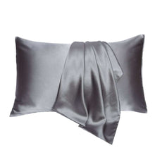 Load image into Gallery viewer, Black Satin Pillow Case
